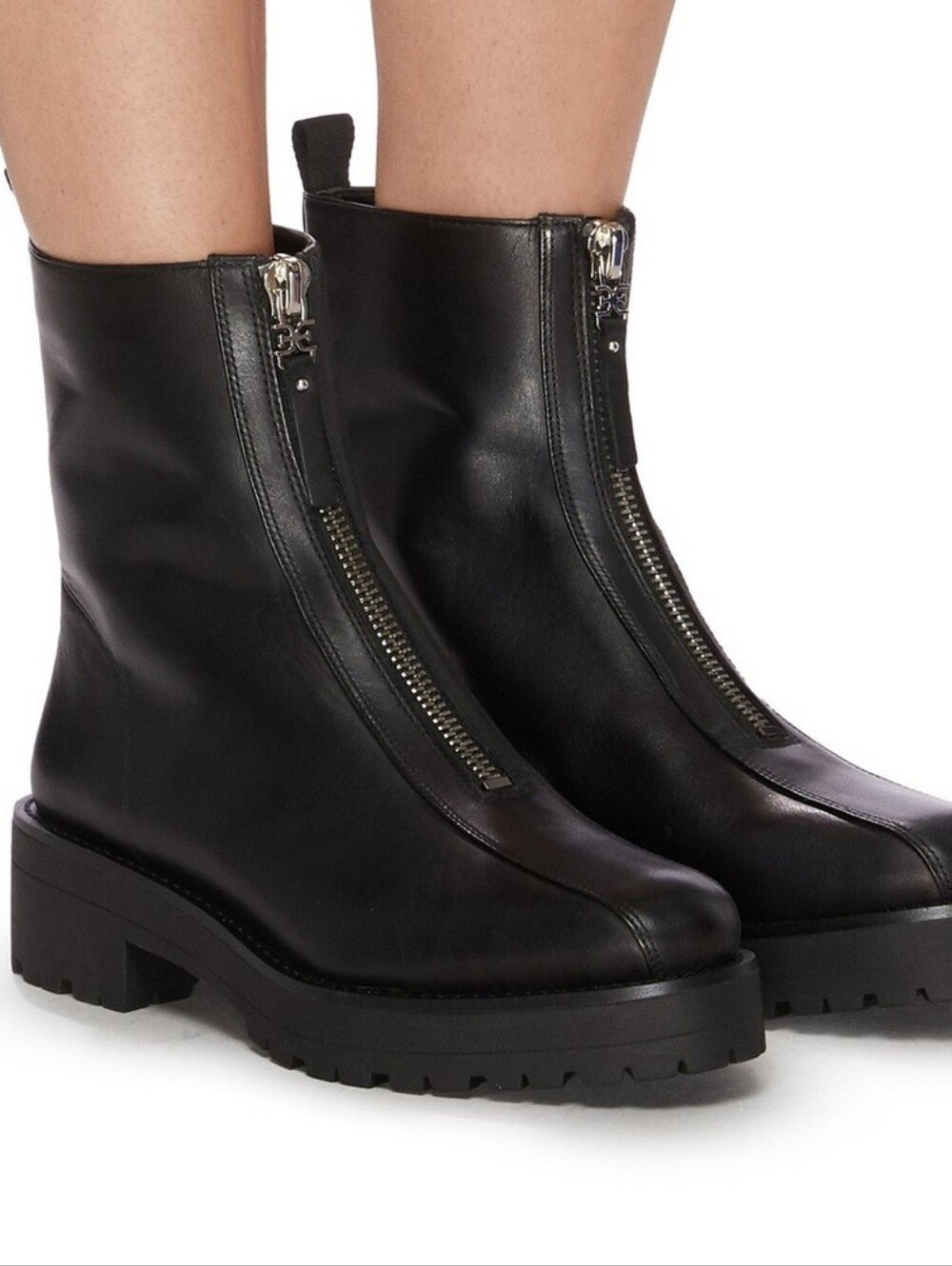 Sam Edelman Jacquie Front-zip Leather Boots